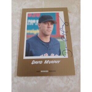 2003 Just Minors Rookies Preview 7 Gold Edition 16/100 David Murphy Auto